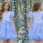 Sukienki DZIECIĘCA size 4-14 lat_ paczka 6szt _1 kolor 3877814