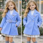 Płaszcz DZIECIĘCA size 4-14 lat_ paczka 6szt _1 kolor