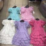 Sukienki DZIECIĘCA size 4-14 lat_ paczka 6szt _1 kolor 4259807