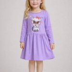 Sukienki DZIECIĘCA size 4-14 lat_ paczka 6szt _1 kolor 4259809