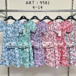 Sukienki DZIECIĘCA size 4-14 lat_ paczka 6szt _1 kolor 4259810