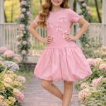 Sukienki DZIECIĘCA size 4-14 lat_ paczka 6szt _1 kolor 4259824