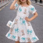 Sukienki DZIECIĘCA size 4-14 lat_ paczka 6szt _1 kolor 4259833