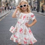 Sukienki DZIECIĘCA size 4-14 lat_ paczka 6szt _1 kolor 4259834
