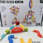 Elastyczne Magnetyczne Rurki do budowania Tube Block 66 elem 7000251