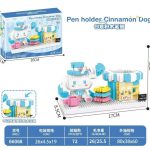 KLOCKI PEN HOLDER CINNAMON DOG 4008449