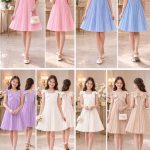 Sukienki DZIECIĘCA size 6-16 lat_ paczka 6szt _1 kolor 3021715