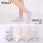 SKARPETY / STOPKI DAMSKIE .SIZE: 35-42_ (40PAR/PACZKA) KOLOR JAK NA ZDZIĘCIU 6412266