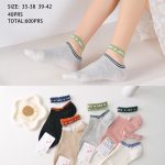 SKARPETY / STOPKI DAMSKIE .SIZE: 35-42_ (40PAR/PACZKA) KOLOR JAK NA ZDZIĘCIU 6412294
