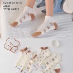 SKARPETY / STOPKI DAMSKIE .SIZE: 35-42_ (40PAR/PACZKA) KOLOR JAK NA ZDZIĘCIU 6412303