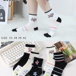 SKARPETY / STOPKI DAMSKIE .SIZE: 35-42_ (40PAR/PACZKA) KOLOR JAK NA ZDZIĘCIU 6412831