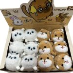 BRELOK PLUSZAK SPINNY ANGRY CAT 6440917