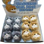 BRELOK PLUSZAK WAGGING TAIL PINK KITTEN KOTY 6440920