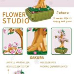 Zabawki Klocki Kwiaty 563PCS 8869590