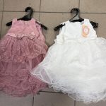 Sukienki DZIECIĘCA size 12-36 m_ paczka 5szt _1 kolor 8878424