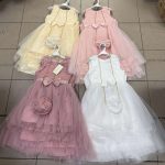 Sukienki DZIECIĘCA size 4-14 lat_ paczka 6szt _1 kolor 8878426