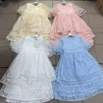 Sukienki DZIECIĘCA size 4-14 lat_ paczka 6szt _1 kolor 8878428