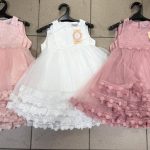 Sukienki DZIECIĘCA size 12-36 m_ paczka 5szt _1 kolor 8878433