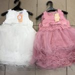 Sukienki DZIECIĘCA size 12-36 m_ paczka 5szt _1 kolor 8878435