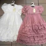 Sukienki DZIECIĘCA size 2-12 lat_ paczka 6szt _1 kolor 8878445