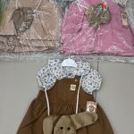 Sukienki DZIECIĘCA size 12-36 m_ paczka 6szt _1 kolor 2220464
