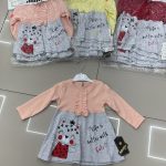 Sukienki DZIECIĘCA size 9-24 m_ paczka 4szt _1 kolor 2220466