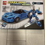 Zabawki Klocki Crazy Drag 2in1 Auto Robot 2220695