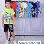 Komplety DZIECIĘCA size 4-8 lat_ paczka 5szt _1 kolor 9897545