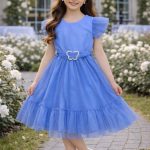 Sukienki DZIECIĘCA size 4-14 lat_ paczka 6szt _1 kolor 1618225