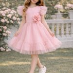 Sukienki DZIECIĘCA size 4-14 lat_ paczka 6szt _1 kolor 2603516