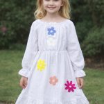 Sukienki DZIECIĘCA size 4-14 lat_ paczka 6szt _1 kolor 1109190