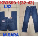 Spodnie JEANSOWE MĘSKA m.sara_size 32-42_paczka 10 szt_