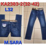 Spodnie JEANSOWE MĘSKA m.sara_size 32-42_paczka 12 szt_ 6276990