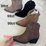 Botki damskie 36/42_ skora naturalna_ 8 par 1 kolor 6361046