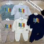 Komplety DZIECIĘCA size 9-24 M_ paczka 4szt _1 kolor 9207436
