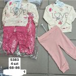 Komplety DZIECIĘCA size 68-86 _ paczka 4szt _1 kolor 9208972