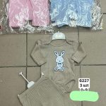 Komplety DZIECIĘCA size 0-9m _ paczka 6szt _1 kolor 9208983