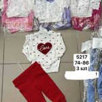 Komplety DZIECIĘCA size 74-86 _ paczka 6szt _1 kolor 9209014