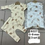 Komplety DZIECIĘCA size 0-9m _ paczka 6szt _1 kolor 9209021