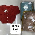 Swetry DZIECIĘCA size 80-104 _ paczka 4szt _1 kolor 9209044