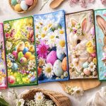 Ścierki wielkanocne mikrofibry Rozmiar:  40/60 cm _Paczka: 24szt mix 9209056