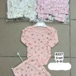 Komplety DZIECIĘCA size 0-9m _ paczka 6szt _1 kolor 9208962