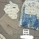 Komplety DZIECIĘCA size 68-86 _ paczka 4szt _1 kolor 9208966