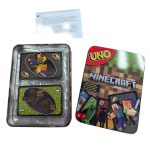 Karty do gry UNO Minecraft PUDEŁKO METALOWE 2439871