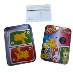 Karty do gry Uno Pokemon PUDEŁKO METALOWE 2439872