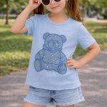 Bluzka DZIECIĘCA size 4-14 lat_ paczka 6szt _1 kolor 2440376
