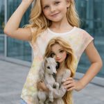 Bluzka DZIECIĘCA size 4-14 lat_ paczka 6szt _1 kolor 2440381