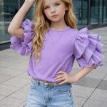 Bluzka DZIECIĘCA size 4-14 lat_ paczka 6szt _1 kolor 9936282