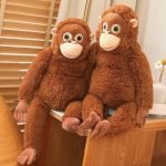 80CM Miś orangutan Małpa poduszka maskotka pluszak przytulanka 4772318