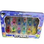 Zestaw Figurek My World Minecraft Figurki Zombie Postacie 12 szt. 4772344